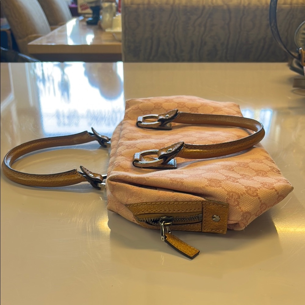 Gucci Pink and Brown Satchel - Picture 8 of 13